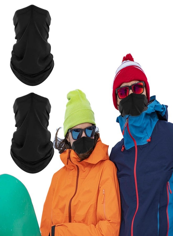 Sonfon 2 Pack Neck Gaiter Warmer Winter for Men&Women, Windproof Face Scraf Cover Fleece Face Mask for Cold Outdoor Activities - Image 1